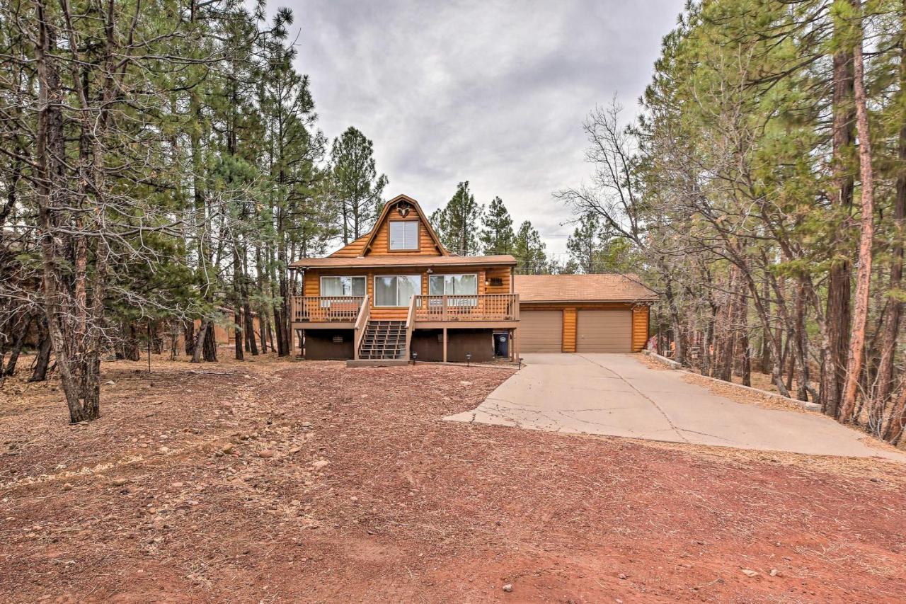 Show Low Cabin With Bbq And Fire Pit Pets Welcome! 외부 사진
