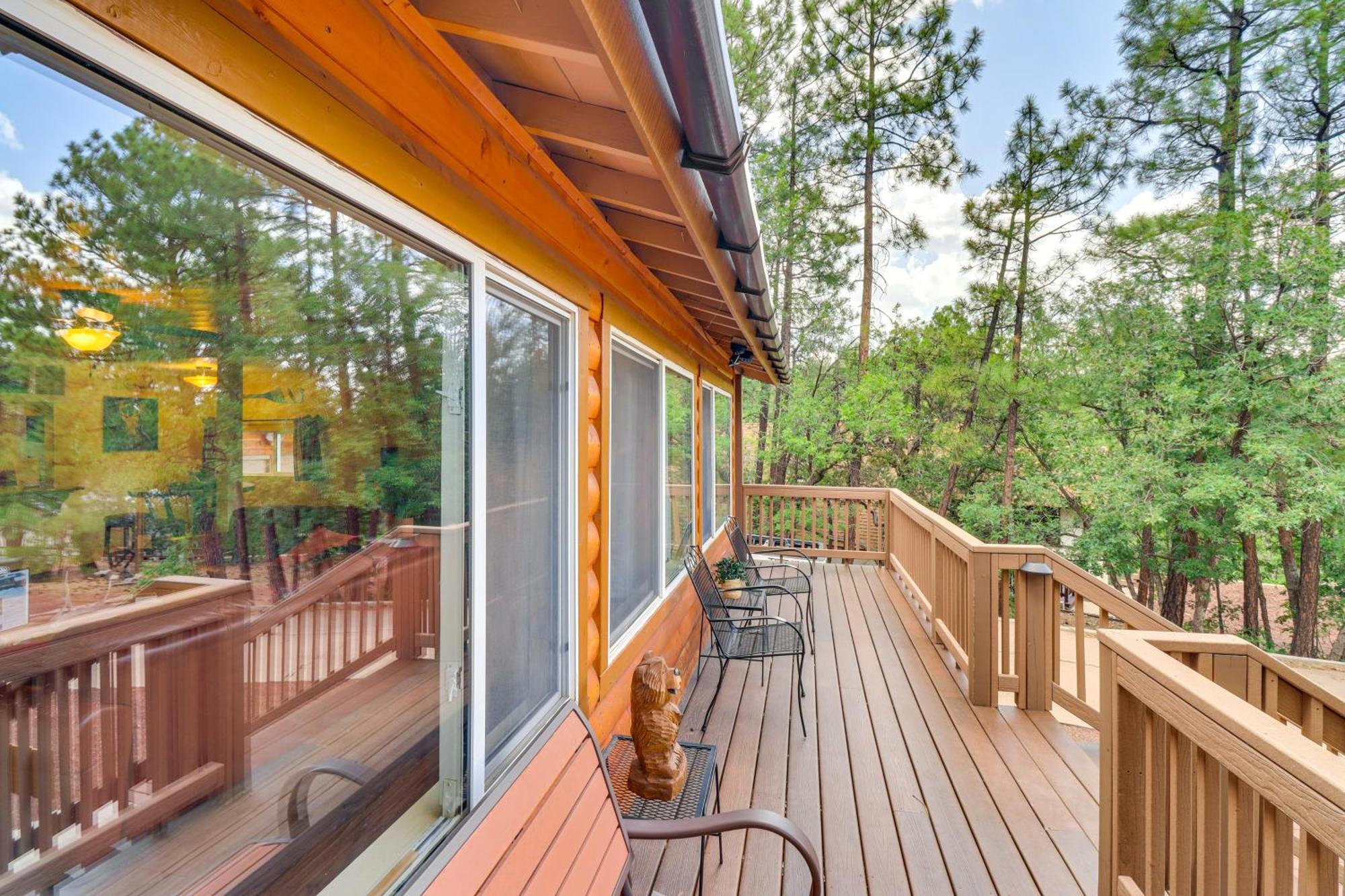 Show Low Cabin With Bbq And Fire Pit Pets Welcome! 외부 사진
