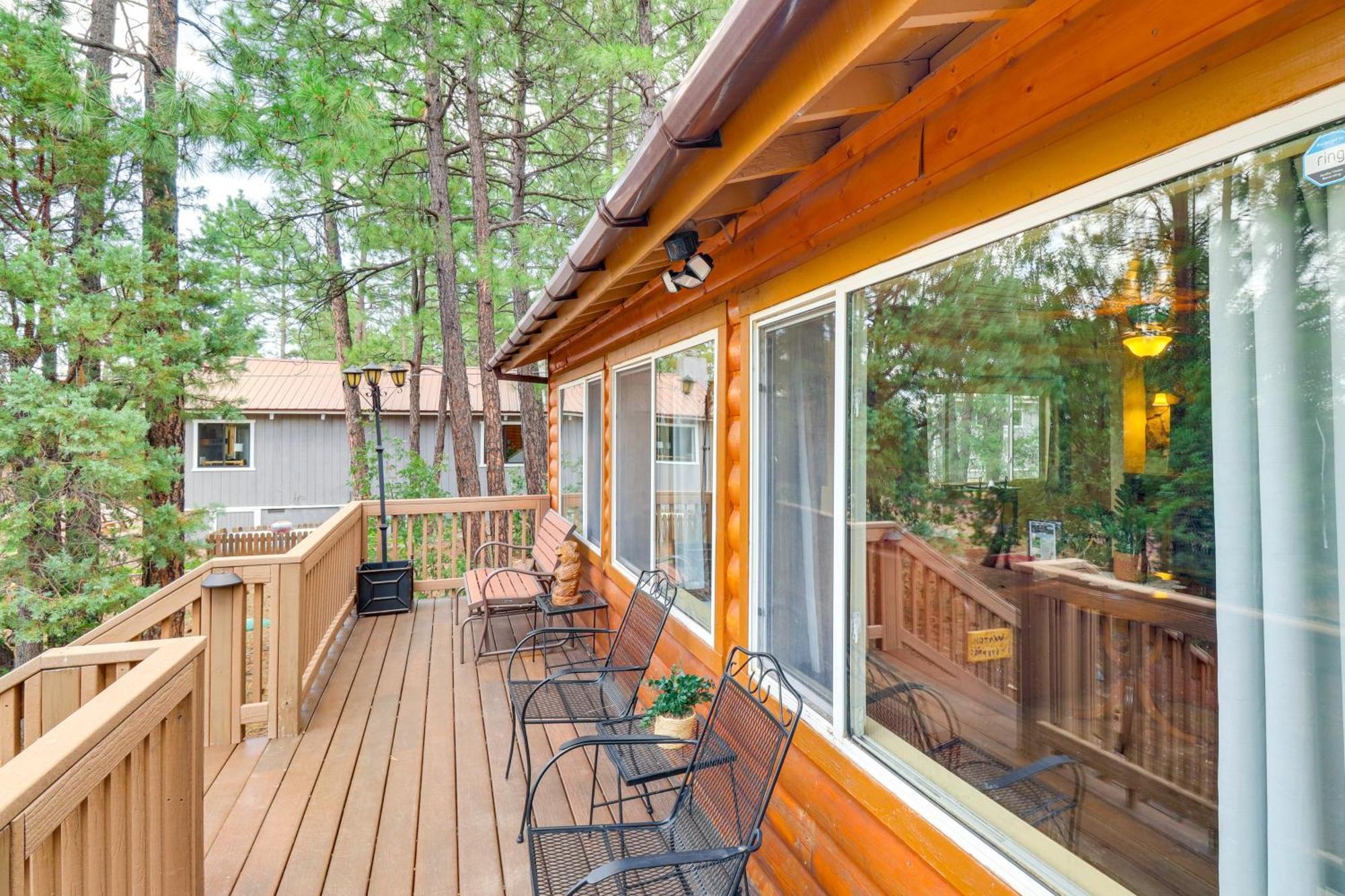 Show Low Cabin With Bbq And Fire Pit Pets Welcome! 외부 사진