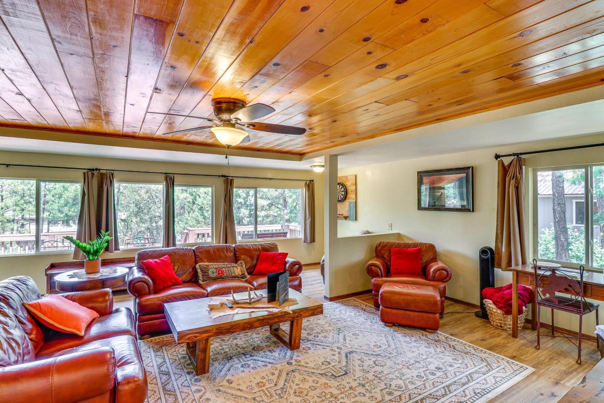 Show Low Cabin With Bbq And Fire Pit Pets Welcome! 외부 사진